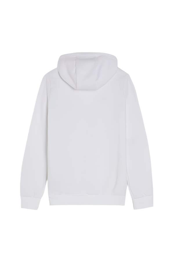 Adidas Como Crest Felpa Con Cappuccio  Bianca Bambino
