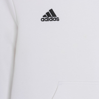 Adidas Como Crest Felpa Con Cappuccio  Bianca Bambino