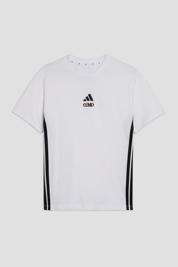Adidas Como Crest T-Shirt Da Donna Bianca