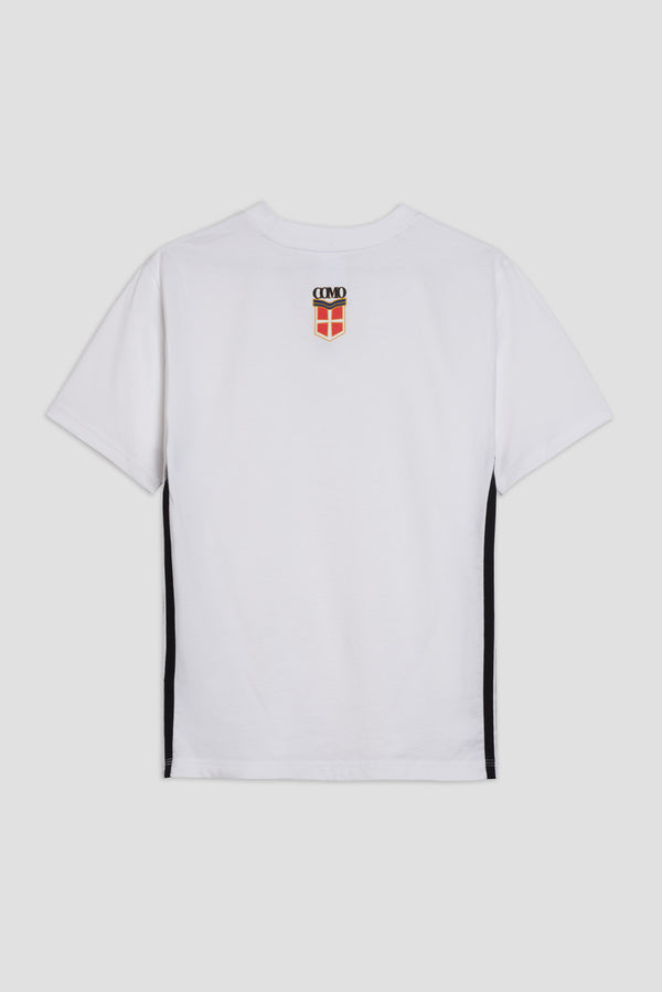 Adidas Como Crest T-Shirt Da Donna Bianca