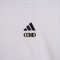 Adidas Como Crest T-Shirt Da Donna Bianca