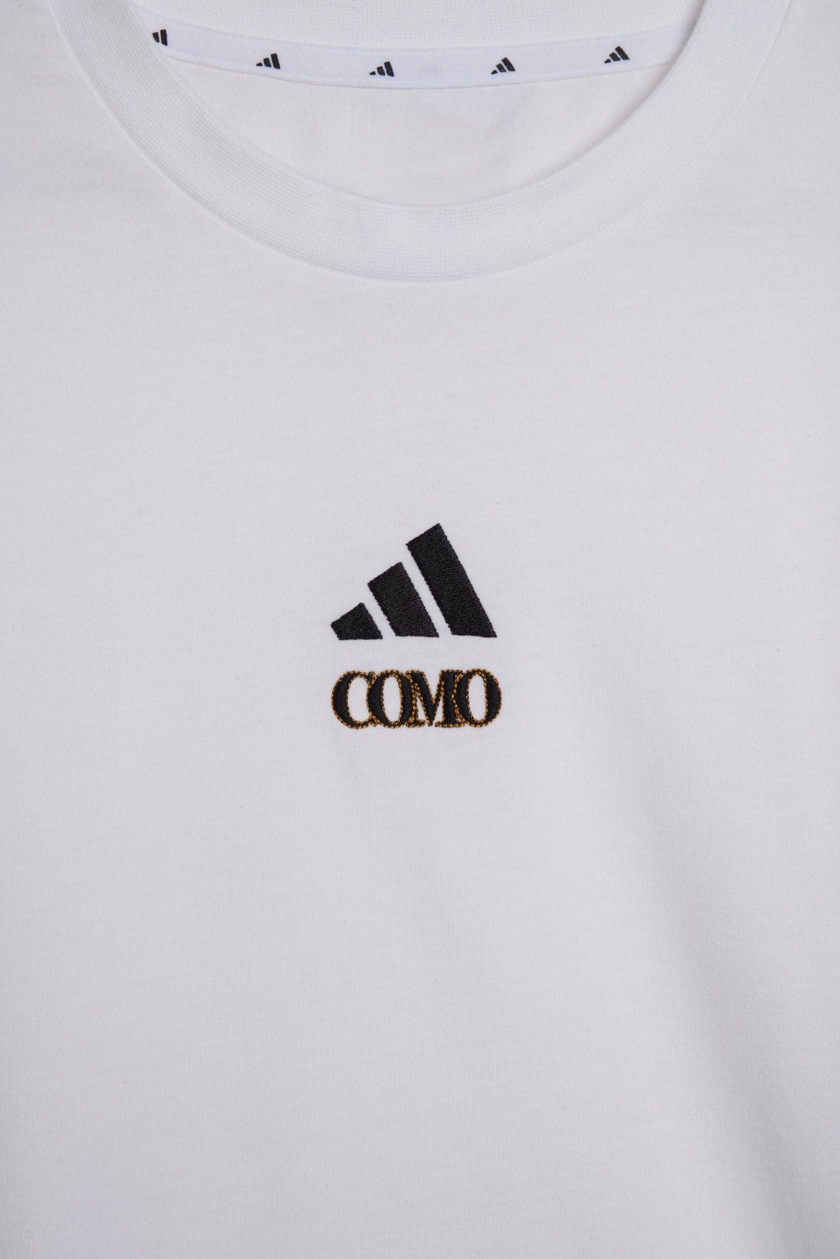 Adidas Como Crest T-Shirt Da Donna Bianca