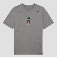 Adidas Como Crest T-Shirt Grigia