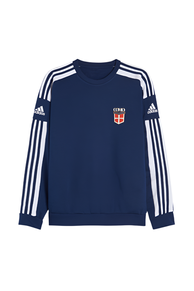 Adidas Como Crest Felpa Girocollo Blu Navy