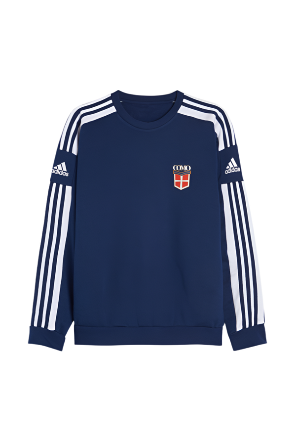 Adidas Como Crest Felpa Girocollo Blu Navy