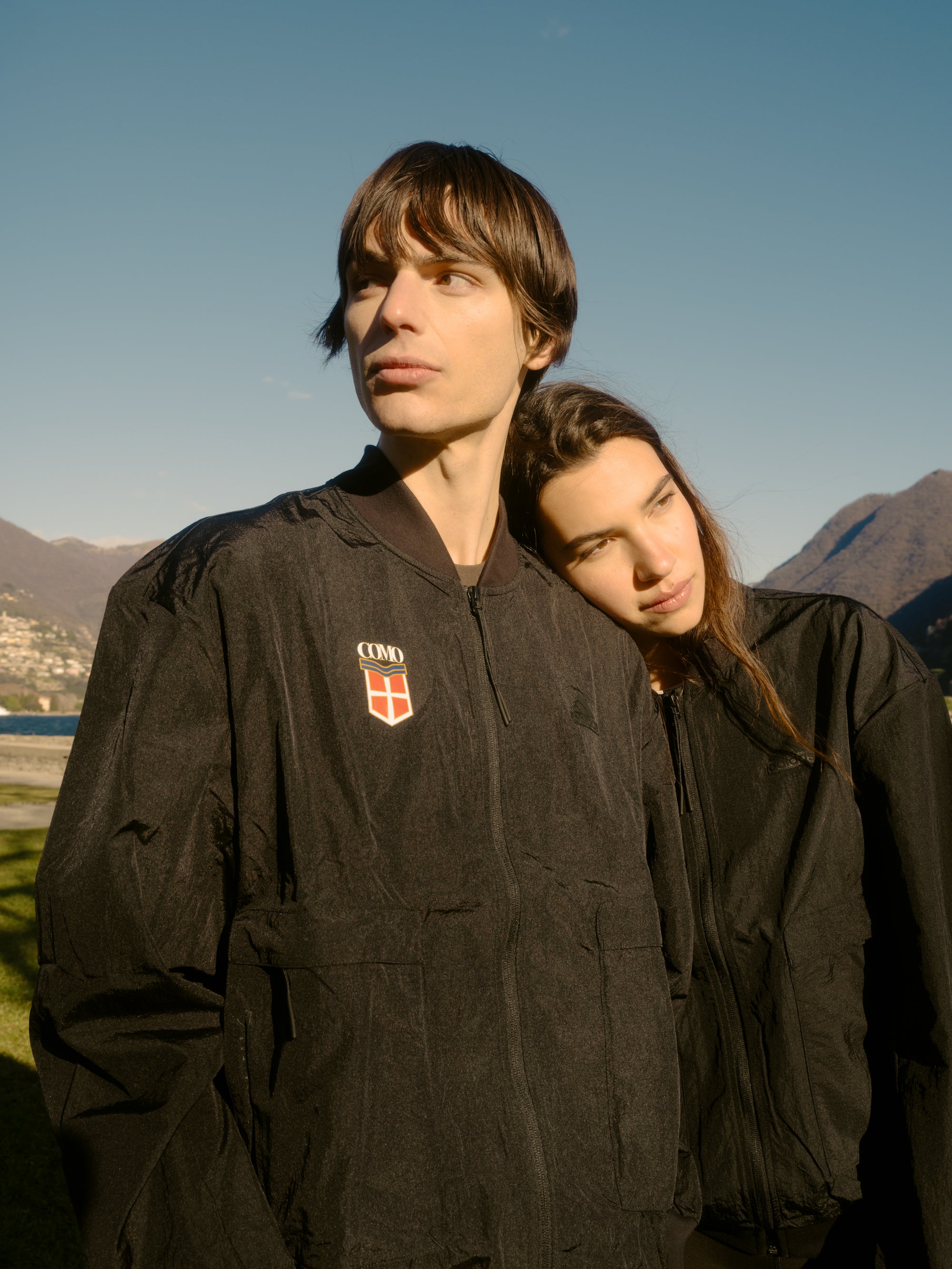 Adidas Como Crest Giubbotto Bomber Nero