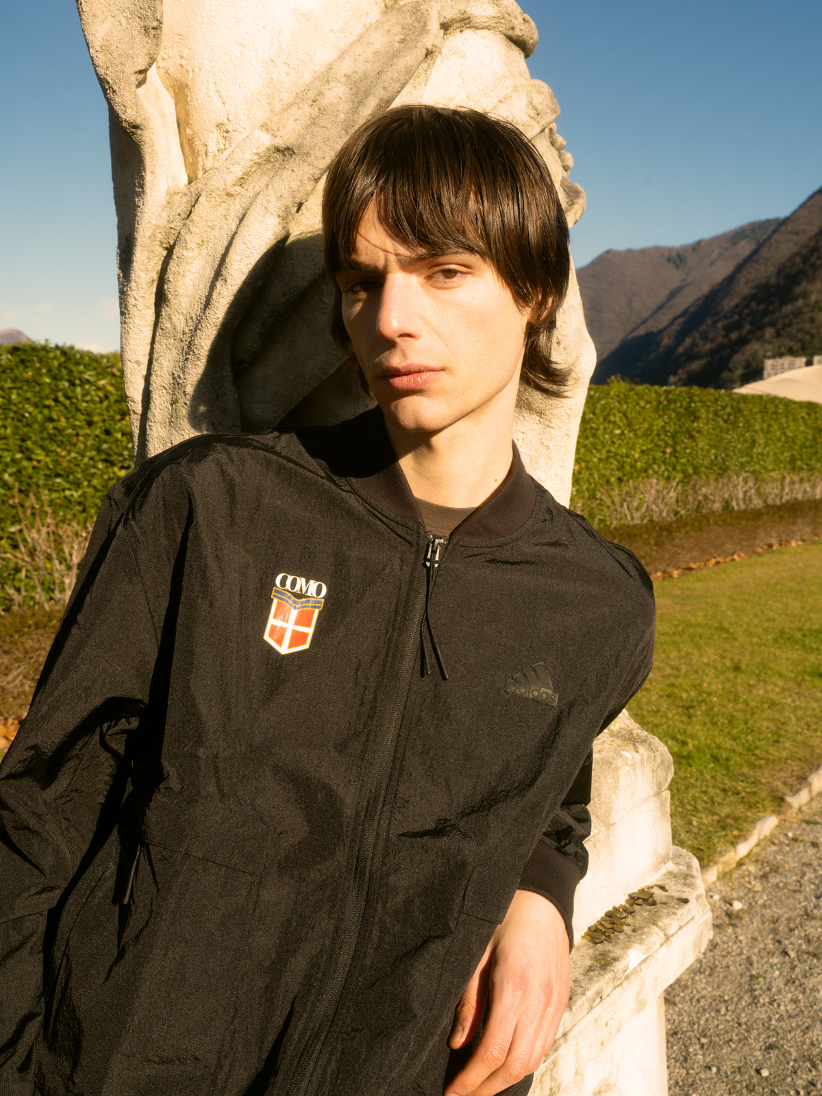 Adidas Como Crest Giubbotto Bomber Nero