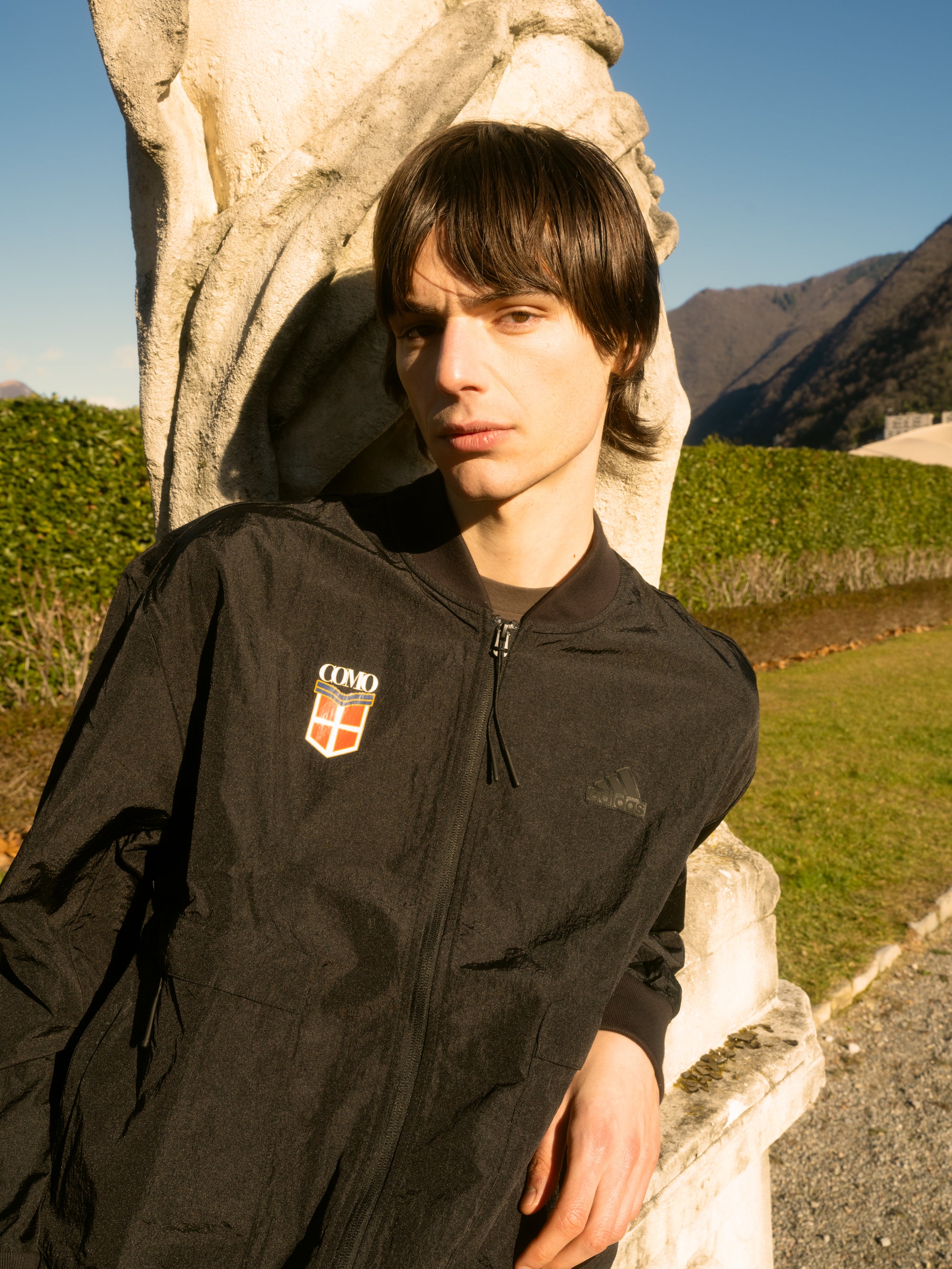 Adidas Como Crest Giubbotto Bomber Nero