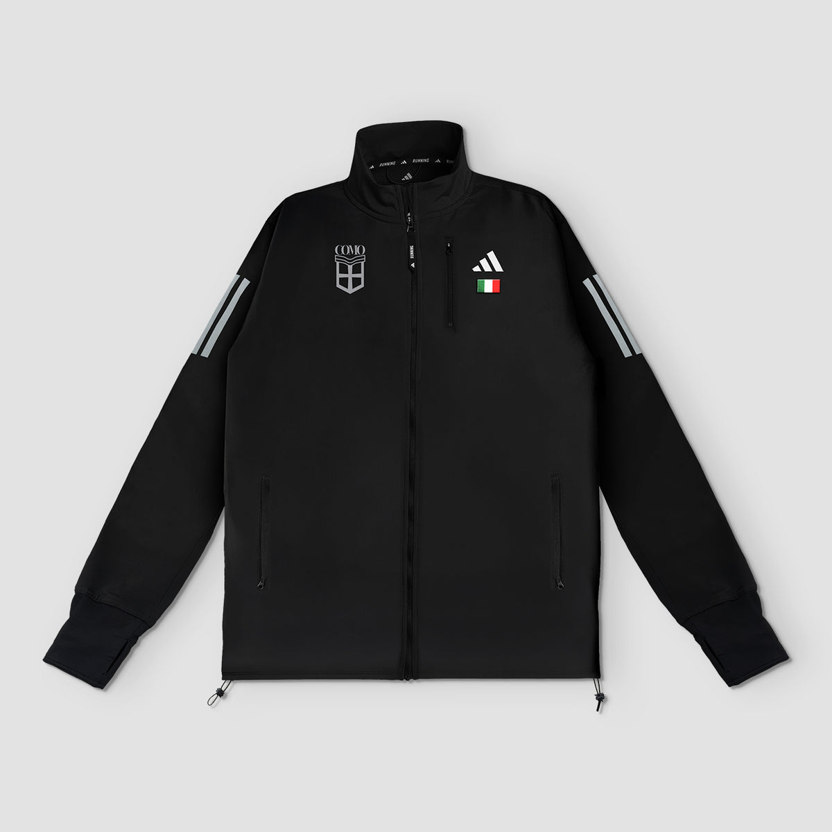 Adidas Como Crest Giacca Da Running Nera